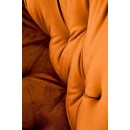 Стул HALMAR K519 корица/черный, поворотный